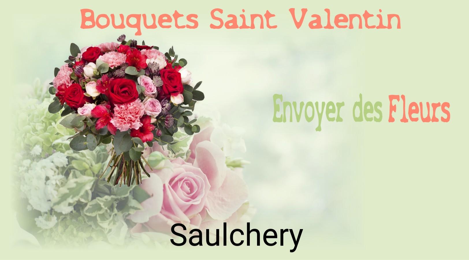 Roses de Saint-Valentin livrées à Saulchery